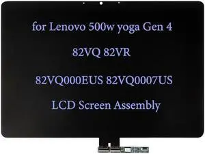 12.2" Screen Replacement Compatible with Lenovo 500w Yoga Gen 4 Touch Screen Digitizer Assembly Bezel (1920x1200)