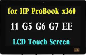 Original New Screen Replacement for HP ProBook x360 11 G5 G6 G7 EE l83960-001 NT116WHM-N11 LCD Display Touch Screen Digitizer Assembly