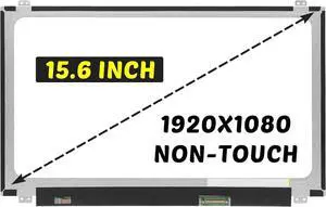 B156HTN03.8 Replacement for Dell DP/N:28H80 028H80 LCD Screen N156HGE-EA1 N156HGE-EAB B156HTN03.4 B156HTN03.5 FHD 15.6" LCD EDP 30Pins Laptop Display Panel(Only for Non-Touch Screen)