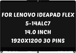 Replacement for Lenovo IdeaPad Flex 5-14ALC7 5-14IAU7 5-14ABR8 5-14IRU8 Gen 7 82R9 82R7 82TA Series LCD Screen 1920x1200 14.0 inch LED Display Panel