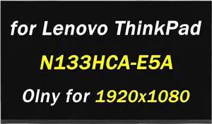 GBOLE Replacement for Lenovo ThinkPad X390 X395 20Q0 20Q1 LCD Display for ThinkPad L13 X13 L13 LCD Digitizer B133HAN06.7 N133HCA-E5A FHD 60HZ 30Pin 13.3" LCD Non-Touch Screen Laptop Panel