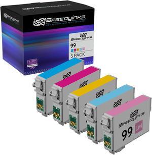 SPEEDYINKS Remanufactured Ink Cartridge Replacement for Epson 98 & 99 High Yield (6 Set - Black, Cyan, Magenta, Yellow, Light Cyan, Light Magenta) for Artisan 700, 710, 725, 730, 810, 835, 837 SPEEDYINKS Remanufactured Ink Cartridge Replacement for Epson 98 & 99 High Yield (6 Set - Black, Cyan, Magenta, Yellow, Light Cyan, Light Magenta) for Artisan 700, 710, 725, 730, 810, 835, 837