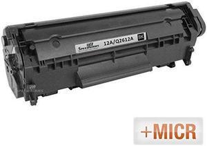SPEEDYINKS Compatible Replacement for HP 12A MICR Black Toner Cartridge For Use in LaserJet: 1010, 1012, 1018, 1020, 1022, 1022n, 1022nw, 3015, 3020, 3030, 3050, 3052, 3055, M1319, M1319f