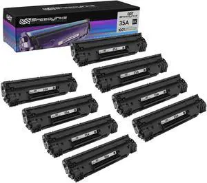 SPEEDYINKS Compatible Toner Cartridge Replacement for HP 35A (Black, 8-Pack)