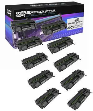 SPEEDYINKS Compatible Replacement for HP 05A / HP05A / CE505A Toner Cartridge for HP Laserjet P2055DN, P2035, P2035n, P2055X, P2055d, 2055DN (Black, 10-Pack) Compatible with HP LaserJet Printers