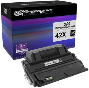 SPEEDYINKS Compatible Toner Cartridge Replacement HP 42X High Yield (Black) for HP LaserJet / Multifunction printers 4250, 4250tn, 4350n, 4250dtn, 4350, 4350tn, 4250dtnsl, 4350dtn, 4250n, 4350dtnsl SPEEDYINKS Compatible Toner Cartridge Replacement HP 42X High Yield (Black) for HP LaserJet / Multifunction printers 4250, 4250tn, 4350n, 4250dtn, 4350, 4350tn, 4250dtnsl, 4350dtn, 4250n, 4350dtnsl