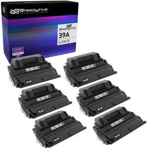 Speedy Inks Compatible Toner Cartridge Replacement for HP 39A Q1339A (Black, 6 Cartridge Pack) Compatible with HP LaserJet Printer Models 4300n 4300dtn 4300dtns 4300dtnsl 4300tn 4300 Speedy Inks Compatible Toner Cartridge Replacement for HP 39A Q1339A (Black, 6 Cartridge Pack) Compatible with HP LaserJet Printer Models 4300n 4300dtn 4300dtns 4300dtnsl 4300tn 4300