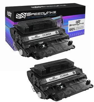 SPEEDYINKS Compatible Replacement for HP 64A Toner Cartridge CC364A Standard Yield (Black, 2-Pack) LaserJet P4014dn, P4014n, P4015dn, P4015n, P4015tn, P4015x, P4515n, P4515tn, P4515x, P4515xm SPEEDYINKS Compatible Replacement for HP 64A Toner Cartridge CC364A Standard Yield (Black, 2-Pack) LaserJet P4014dn, P4014n, P4015dn, P4015n, P4015tn, P4015x, P4515n, P4515tn, P4515x, P4515xm