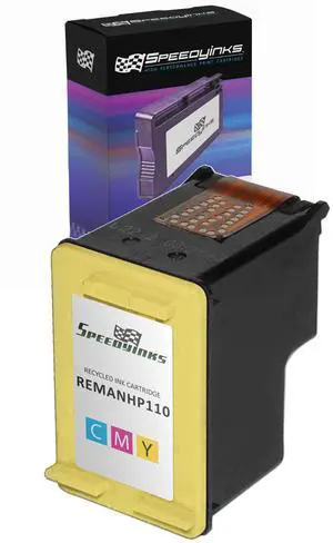 SPEEDYINKS Remanufactured Ink Cartridge Replacement for HP 110 (Tri Color) Compatible with PhotoSmart A310, A311, A314, A316, A320, A430, A432, A433, A434, A436, A440 SPEEDYINKS Remanufactured Ink Cartridge Replacement for HP 110 (Tri Color) Compatible with PhotoSmart A310, A311, A314, A316, A320, A430, A432, A433, A434, A436, A440