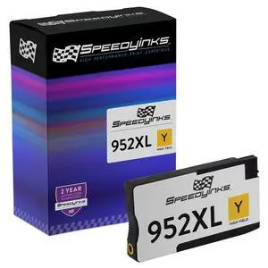 SPEEDYINKS Compatible Replacement for HP 952XL Ink Cartridges 952 XL L0S67AN High Yield (Yellow, Single-Pack) for OfficeJet Pro 7720 7740 8210 8702 8710 8714 8715 8720 8740 8747 SPEEDYINKS Compatible Replacement for HP 952XL Ink Cartridges 952 XL L0S67AN High Yield (Yellow, Single-Pack) for OfficeJet Pro 7720 7740 8210 8702 8710 8714 8715 8720 8740 8747