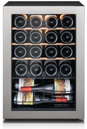 Ca'Lefort 20 Bottle Wine Cooler Refrigerator, 2.2 cu.ft Mini Wine Fridge with Glass Door, Adjustable Shelves, 3-Color LED Lights, 37-65°F Touch Control, Freestanding/Under Counter for Home Bar Office Ca'Lefort 20 Bottle Wine Cooler Refrigerator, 2.2 cu.ft Mini Wine Fridge with Glass Door, Adjustable Shelves, 3-Color LED Lights, 37-65°F Touch Control, Freestanding/Under Counter for Home Bar Office