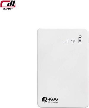 NDUP Wireless Router N150 Portable WiFi with Power Bank Functionality - High-Speed 150Mbps, SIM Card Compatible, Smart Security Features, Includes Type-C USB Cable