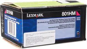 Lexmark 80C1HM0 Magenta High Yield Return Program Toner