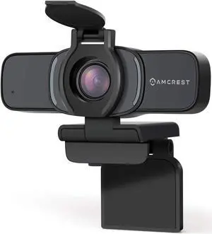 Amcrest 1080P Webcam with Microphone & Privacy Cover, Web Cam USB Camera, Computer HD Streaming Webcam for PC Desktop & Laptop w/Mic, Wide Angle Lens & Large Sensor for Superior Low Light (AWC201-B)
