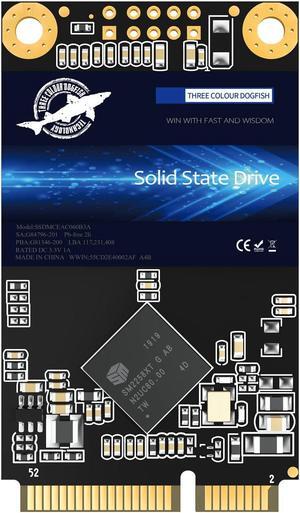 SSD mSATA 250GB Dogfish Internal Solid State Drive High Performance Hard Drive for Desktop Laptop SATAIII 6Gb/s Includes SSD 32GB 60GB 64GB 120GB 128GB 240GB 250GB 480GB 500G 1TB (250GB MSATA)
