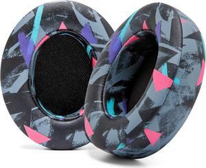 WC Wicked Cushions Replacement Ear Pads for Beats Studio 2 & 3 (B0501, B0500) Wired & Wireless | Does NOT Fit Beats Solo | Softer PU Leather, Enhanced Foam & Stronger Adhesive | 90's Black