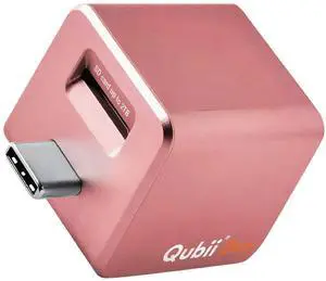 MAKTAR MFi-Certified Qubii Duo USB-C Auto Photo Storage & iPhone Backup Ends icloud fees. Free APP Apple Android One Button Restore and Backup with Photo Management
