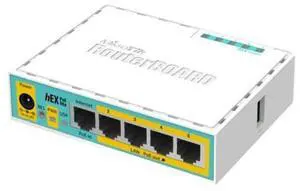 Mikrotik RB750UPr2 hEX PoE lite 5-ports 10/100 Router 64MB USB 3W OSL4