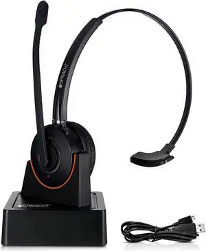 Spracht HS-2060 Zum Maestro USB/BT Combo USB and Wireless Bluetooth Headset,Black