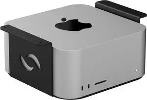 HumanCentric Under Desk Mount Compatible with Mac Studio, Mounting Stand Bracket for M4 M3 M2 M1, Heat Dissipation, Anti-Scratch, Secure or Hide with a Holder Case