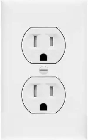 SecureGuard Power Receptacle indoor Wall Outlet 720P Spy Camera SD Card DVR Nanny Camera (White)Motion Only