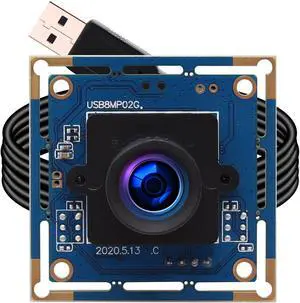 ELP 8mp USB Camera Module 2448p Webcam Board 75degree Wide Angle Web Cam Module Smart Embedded Camera IMX179 4k USB Webcam Module,8megapixel HD Industrial USB Camera for Windows/Linux/Android/mas Os