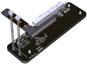 JMT M.2 M Key NVMe External Graphics Card Stand Bracket 64Gbs Full Speed with PCIe 4.0 x4 Riser Cable R43SG Upgraded for Graphics Card 1660 Above (50CM K43SG)