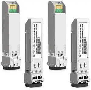 OPSTRAN 10GBASE-SR SFP+ Optical Transceiver Module Compatible with HPE Aruba J9150D J9150DCM JL748A ProCurve J9150A 850nm 300m DDM Duplex LC MMF 4 Pack