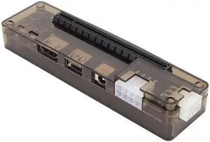 Laptop External Independent Video Card Dock, NGFF M.2 A Key PCIE Discrete Graphics Card Dock with 6Pin Interface Graphics Card Power for Laptop with NGFF M.2 A Key Interface