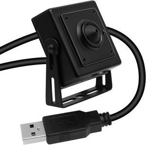 SVPRO USB Camera 1080P HD Webcam Camera Pinhole Lens 3.7mm Wide Angle PC Camera H.264 Low Lux Camera for Windows MAC Linux Android Online Class Live Streaming Video Conference Camera