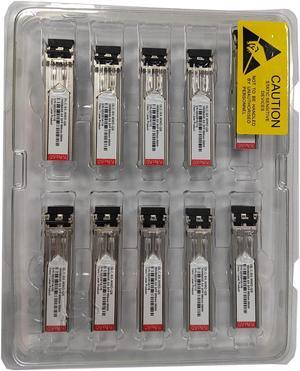 QSFPNESE 1.25G SFP Optical Transceiver, 1000BASE-SX SFP 850nm MMF up to 550M,Compatible with Cisco GLC-SX-MMD, Meraki, Fortinet, Ubiquiti UniFi, Mikrotik, TP-Link and More