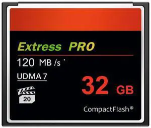 WQDMKE CF Card 32GB Compact Flash Memory Card UDMA Speed Up to 120MB/s Camera Cards