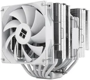 Thermalright Peerless Assassin 140 White CPU Cooler, 6 Heat Pipes PC Cooling, Dual Towers and Dual PWM Fans, Computer CPU Air Cooler for AMD:AM4 AM5&Intel LGA1150/1151/1200/1700/1851,White
