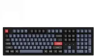 Keychron K10 Pro QMK/VIA Custom Wireless Mechanical Keyboard, Hot-Swappable Full Size 108 Keys Programmable RGB LED Backlit Banana Switch, Bluetooth/USB-C Wired Gaming Keyboard for Mac Windows Linux