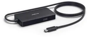 Jabra PanaCast USB Hub, 1 Meter Cable - USB-C Central Unit Connection for PanaCast and Jabra Speak Speakerphone - Quick & Easy Set Up, Compact Design