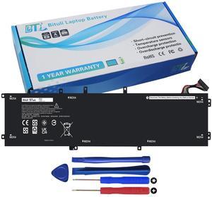 Bituli 6GTPY Battery for Dell XPS 15-9560 15-9550 15-9570 15-7590 Precision 5520 5530 5540 5510 Vostro 7500 4GVGH 1P6KD 5XJ28 GPM03 P56F, 6GTPY Battery 97Wh Replacement for Dell XPS 9560 97Wh 11.4V