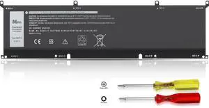 New 86Wh 69KF2 Battery Replacement for Dell G7 15 7500 G15 5510 5511 5515 5520 5521 XPS 15 9500 9510 9520 Precision 5550 5560 5570 Alienware M15 R3 R4 M17 R3 R4 Inspiron 7510 7610 7620 P87F P91F P45E