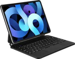 Magic-Style Keyboard Case for 10.9 inch iPad Air (2022, 5th/4th Gen), iPad Pro 11 inch (2022, 4th/3rd/2nd/1st Gen) Multi Touch Trackpad, Detachable Magnetic, Wireless Bluetooth Keyboard (Black)