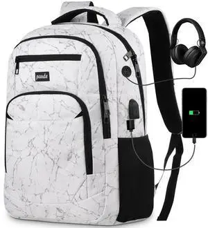 Paude Backpack for Men,College Backpack High School Bookbag for Teen Boys Laptop Bookbag with USB Port