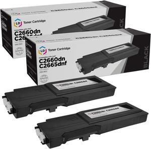 LD Products Compatible Toner Cartridge Replacement for Dell 593-BBBU Extra High Yield (Black, 2-Pack Set)
