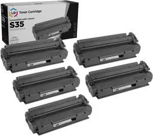 LD Products Remanufactured Toner Cartridge Replacement for Canon S35 7833A001AA (Black, 5-Pack)