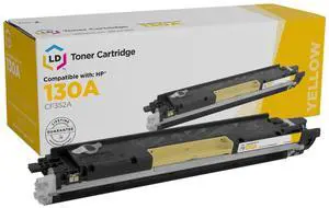 LD Products Remanufactured Toner Cartridge Compatible with HP 130A CF352A (Single Yellow)