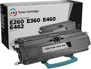 LD Products Remanufactured Toner Cartridge Replacement for Lexmark E260A11A (Black)