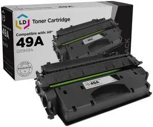 LD Products Compatible Toner Cartridge Replacement for HP 49A Q5949A (Black)