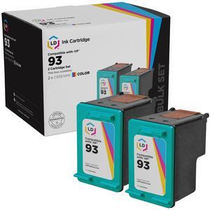 LD Products Remanufactured Ink Cartridge Replacement for HP 93 C9361WN (Color, 2-Pack)
