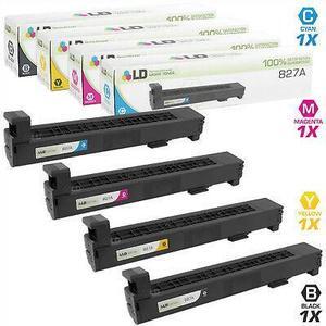 LD Remanufactured HP 827A 4PK: 1 CF300A B/1 CF301A C/1 CF302A Y/1 CF303A M