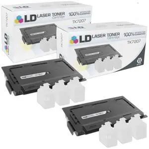 LD Products Compatible Toner Cartridge Replacement for Kyocera TK-7207 1T02NL0US0 (Black, 2-Pack)