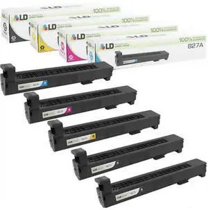 LD Remanufactured HP 827A 5PK: 2 CF300A B/1 CF301A C/1 CF302A Y/1 CF303A M