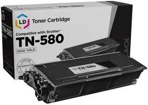 LD Products Compatible Toner Cartridge Replacement for Brother TN580 High Yield (Black)