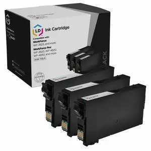 LD Products Ink Cartridge Replacements for Epson 822XL T822XL120 High Yield (Black, 3-Pack) LD Products Ink Cartridge Replacements for Epson 822XL T822XL120 High Yield (Black, 3-Pack)